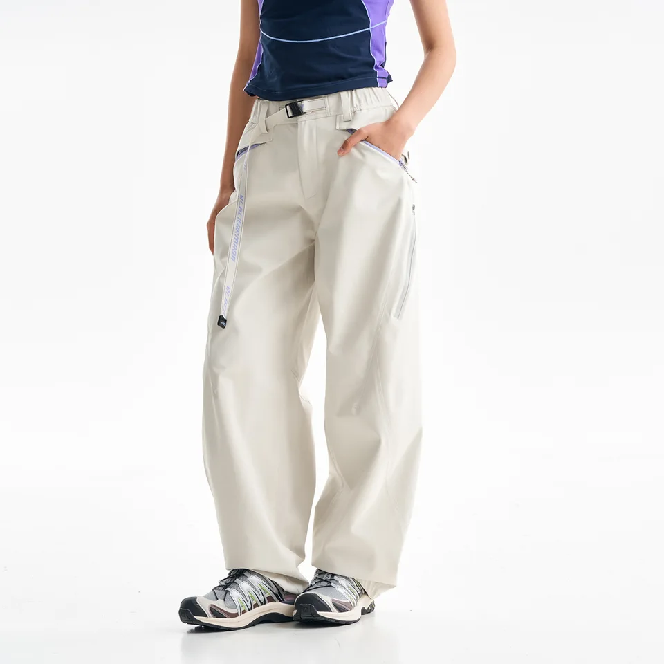Ultra Loose Lightweight Outdoor Functional Pants Men Women Waterproof Quick Dry Techwear Wide Leg Cargo Pant Track Trouser - Image 4